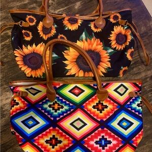 Colorful Patterned Tote Bags